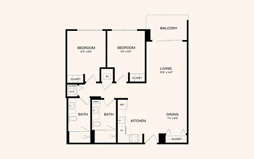 Floor plan B1