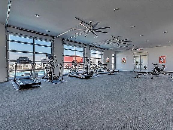Large fitness center