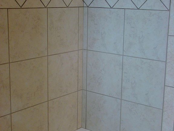 Tile bath main bathroom