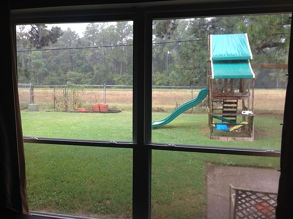 Back yard. NO SWINGSET INCLUDED.