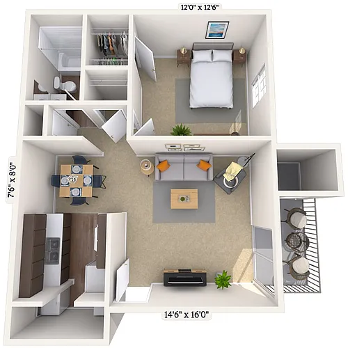 Floor plan Crescent