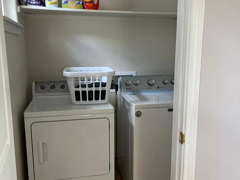 Upstairs Washer & Dryer included.