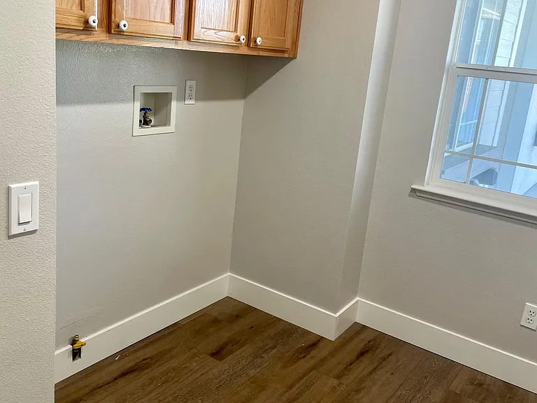 Laundry room comes with washer & dryer (picture taken before installation)