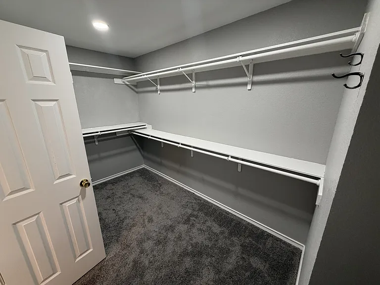 Primary bedroom- walk in closet