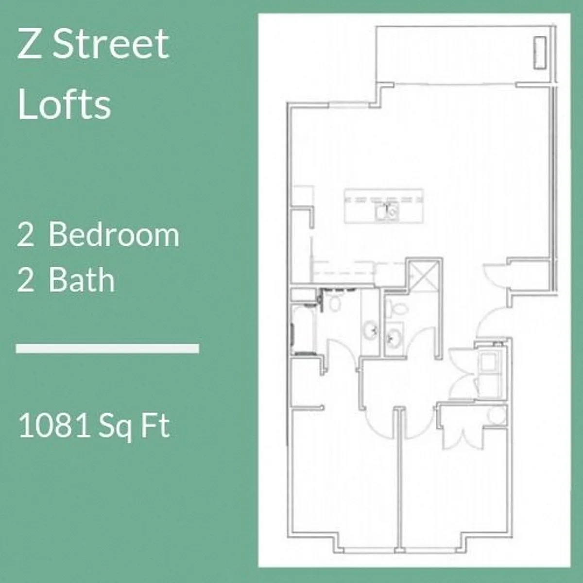 Floor plan 2X2