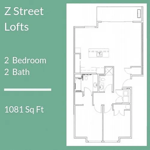 Floor plan 2X2