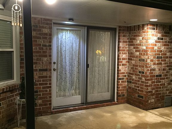 back patio/recessed lights.