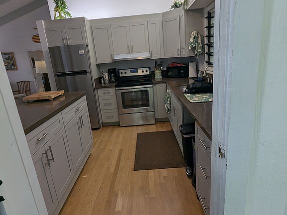 Enter though kitchen door