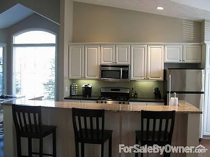 Granite counter top and stainless steel appliances
