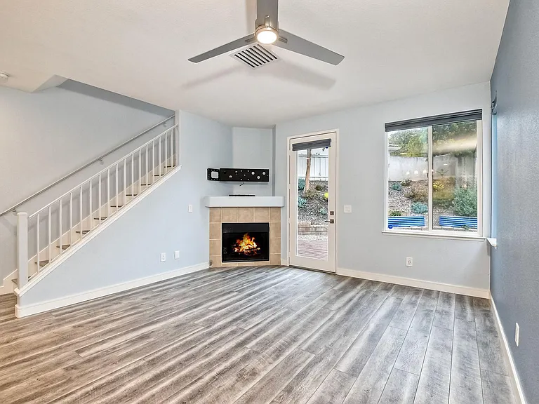 Living Room/Stairs/BackYard Door