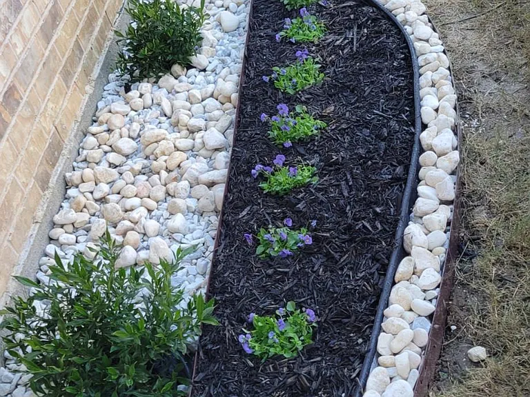 beautifully designed garden. Flowers in all seasons