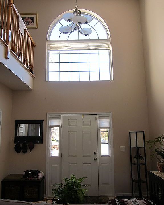 Light Filled Two Story Foyer