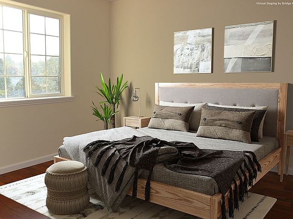 Bedroom 
Virtually staged 