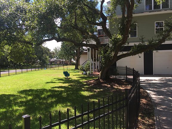 New fenced backyard
