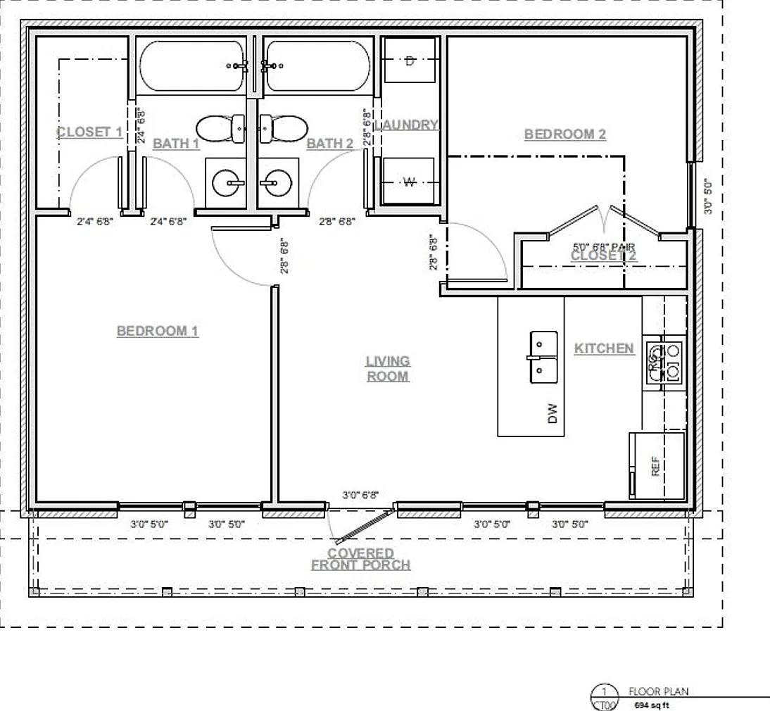 2 Bed 2 Bath Home!! — Photo 2