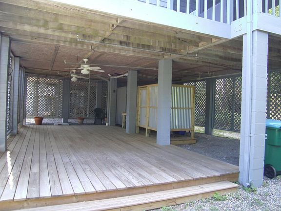 Covered Downstairs Deck, Shower & Carport