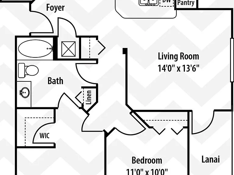 Trinity Exchange - Heron - 1 Beds - 1 Baths - 1011 Sq. ft.