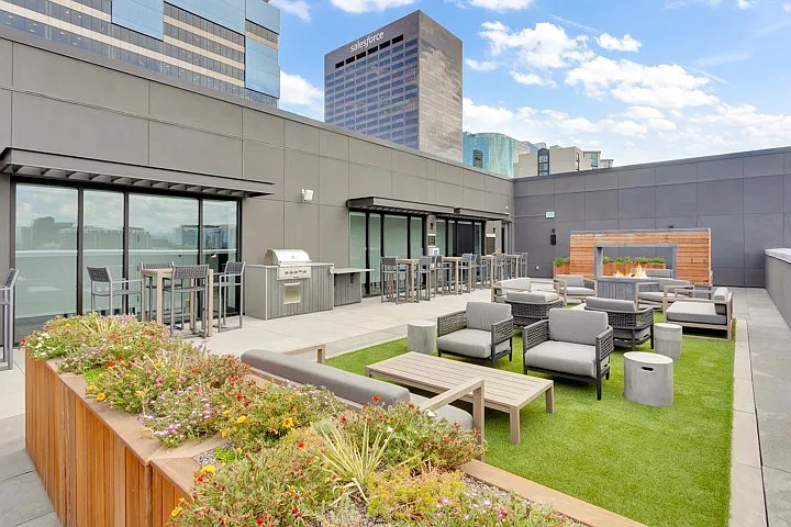 Patio with Grills and Fireplace For Entertaining