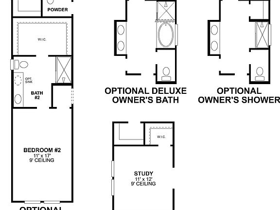 Addison First Floor Options