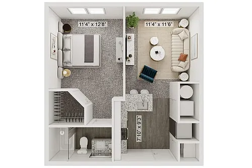 Floor plan The Benjamin