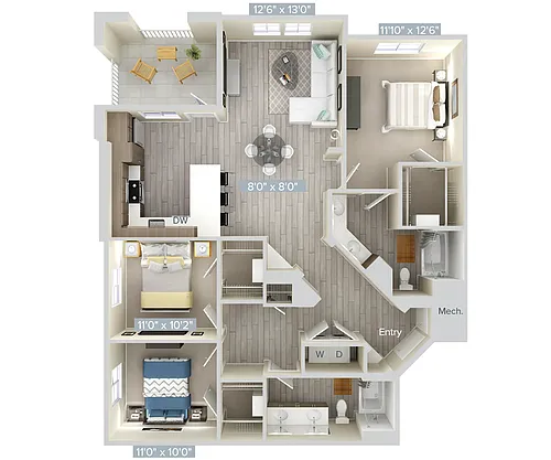 Floor plan C1-1442-2