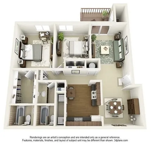 Floor plan The Charleston