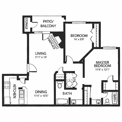 Floor plan B2