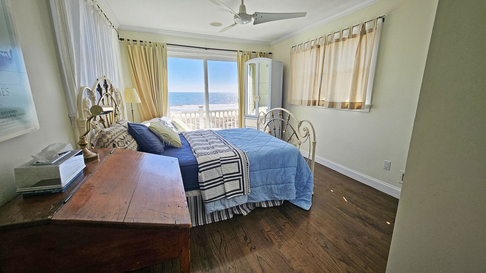  Third floor bedroom (BR 5) with private oceanfront balcony
