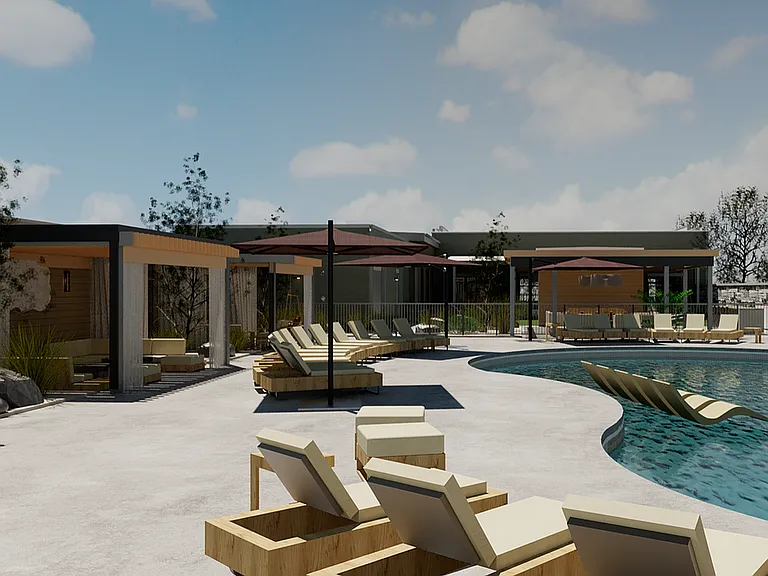 Rockpointe Sparkling Pool Rendering