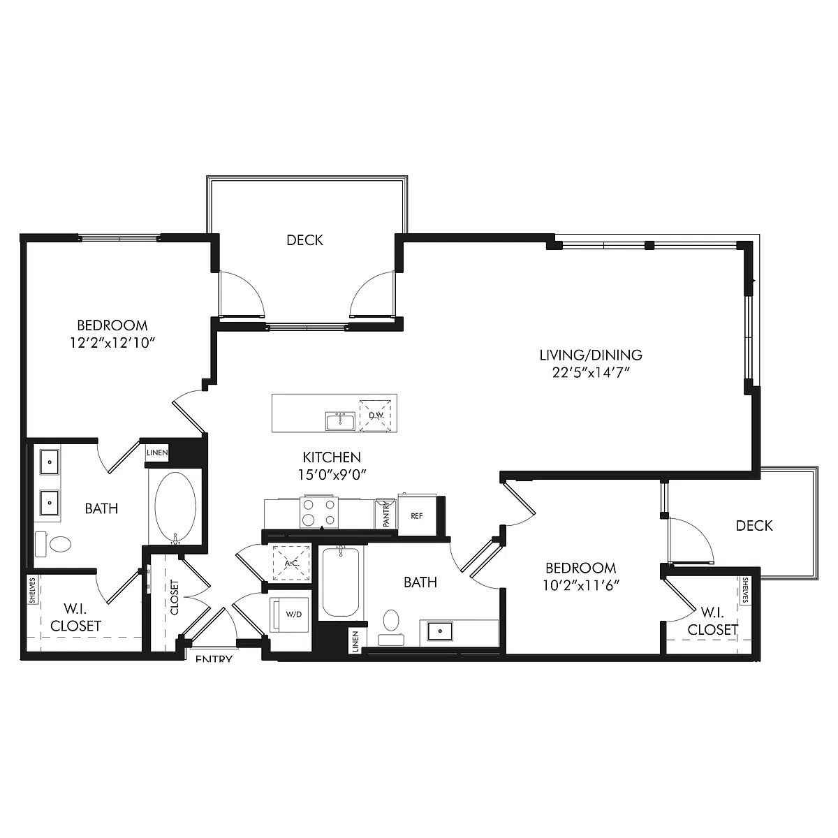 Floor plan B3a-aff