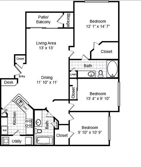 Floor plan C1
