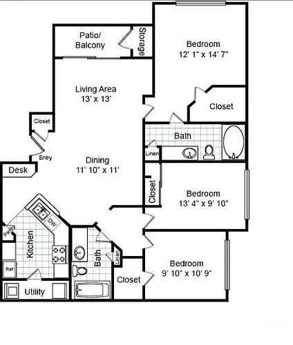 Floor plan C1