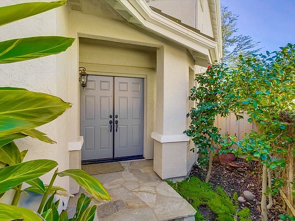 Nice stone walkway at front entrance