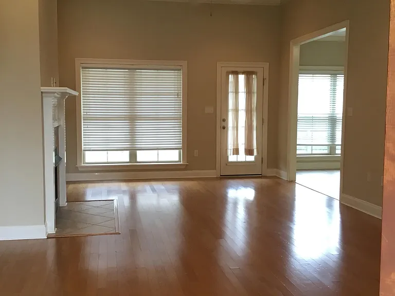 Front entrance into Living room/ Dining room combo