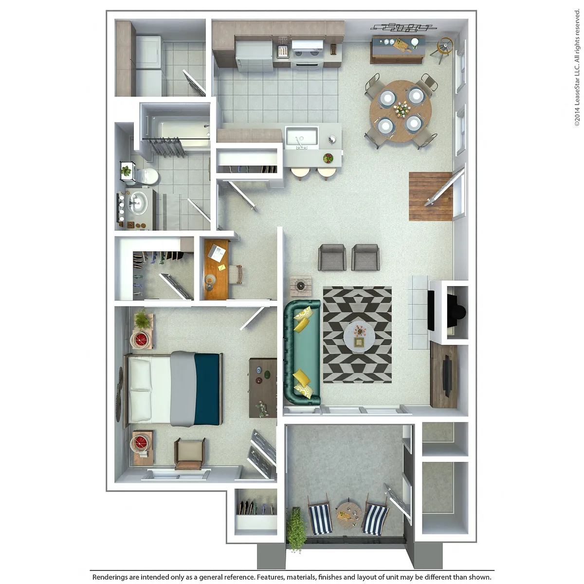 Floor plan Residence 1 Luxury
