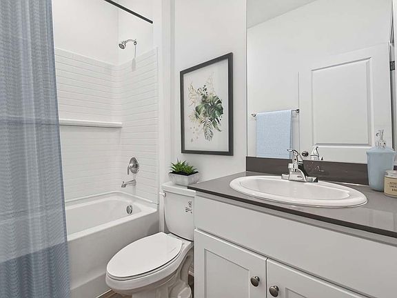 Casey Key new construction home plan bathroom 2 Brooksville, Fl at Pinecone Reserve by William Ryan