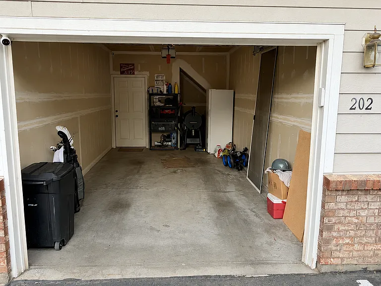 Single attached garage