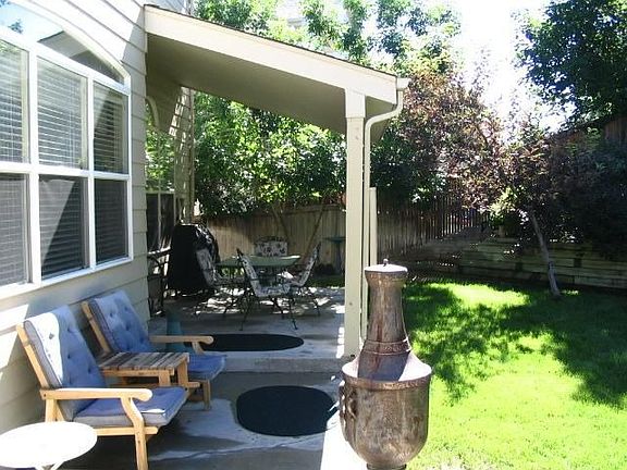 Covered large patio