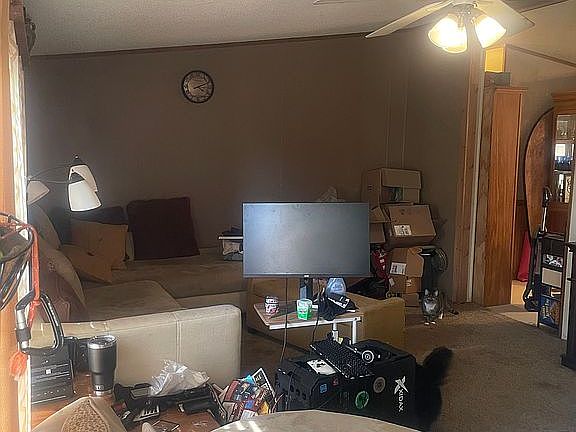 looking left walking in door