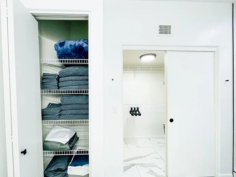 Master Bathroom Linen Closet
