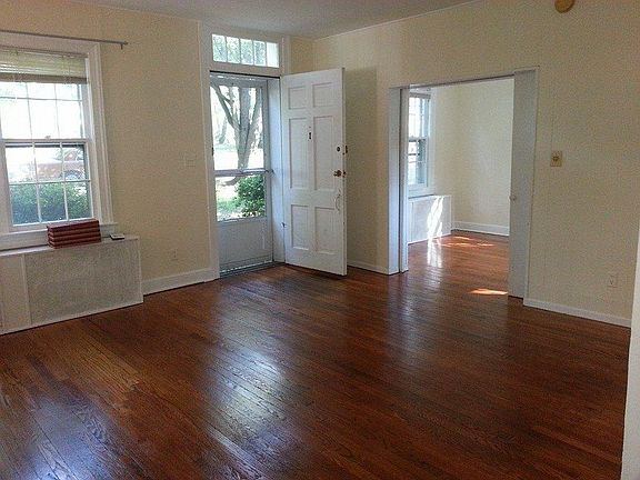 Living room, with view of front door, and into study