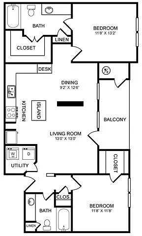 Floor plan D1