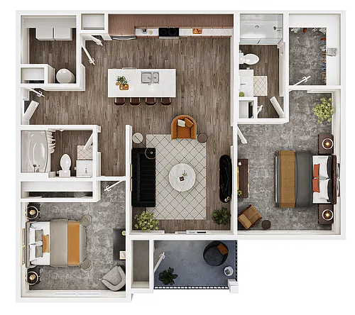 Floor plan B1 The Aspen