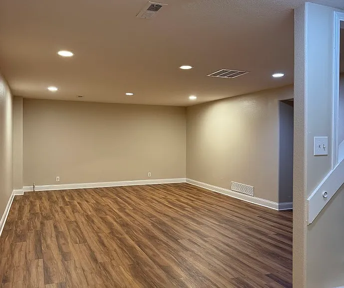 Basement rec room