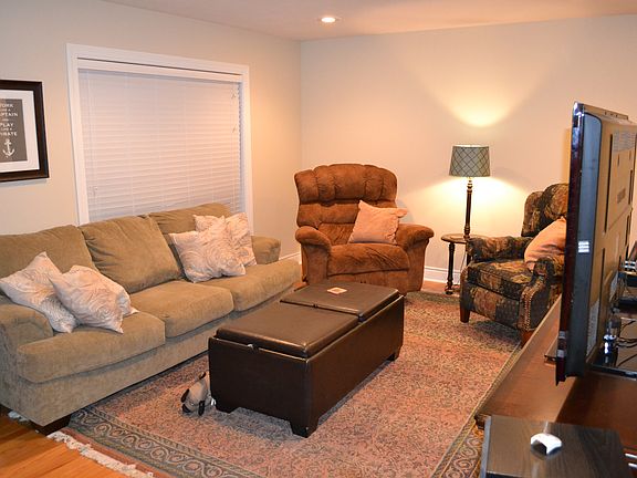 Living room with big window 