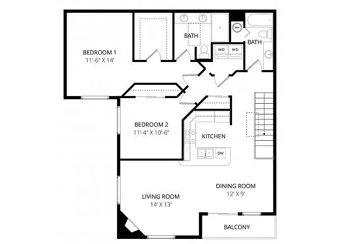 Floor plan Palomino Top Floor