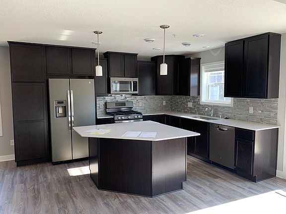 Kitchen 
Island table with inbuilt trash