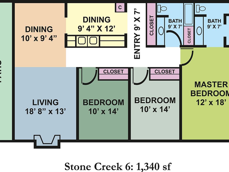 3 bedroom floor plan