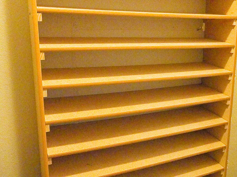 Master Closet - Holds many shoes Ladies