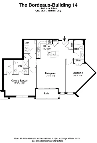 Floor plan Bordeaux